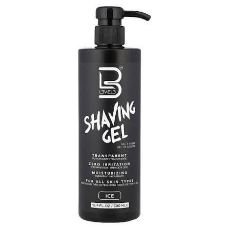 Crema o gel de afeitar transparente